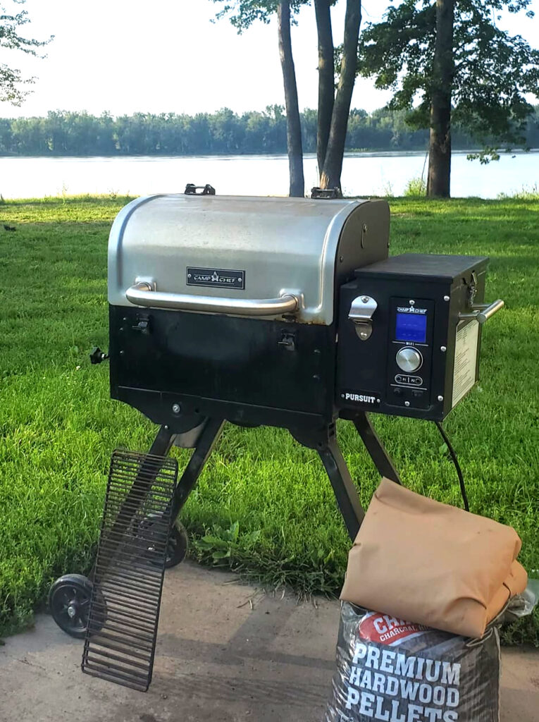 Camp Chef Pursuit portable pellet grill